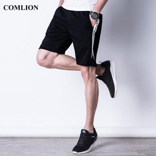 COMLION 2018 Summer Shorts Men New Arrival Fashion Style Breathable Boardshorts Men Short Knee Length Elastic Casual Shorts C10