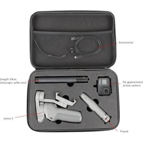 Handbag for DJI Osmo mobile 3 / osmo ACTION camera storage bag Portable case Tripod/selfie stick storage box