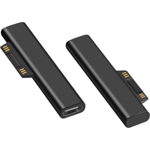 Type-C Female To Microsoft Surface Magnetic PD Fast Charge Conversion Head Suction Head 3-6 Generation Conversion Head