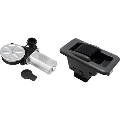 1 Pcs Front Right Passenger Power Window Motor & 1 Pcs Car Glass Lifter Switch Power Window Control Switch