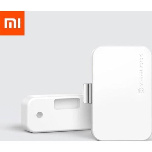 2021 Youpin YEELOCK Smart Drawer Cabinet Lock Keyless Bluetooth APP Unlock Anti-Theft Child Safety File Security Drawer switch