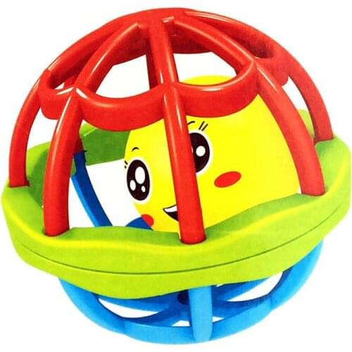 Baby Soft Rubber Ball Early Childhood Educational Toys Crawl A Bell Infant Playing Type Plastic Sounding 2021