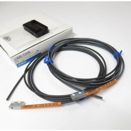 E32-T15YR Fiber Unit Transparent Flat Side View