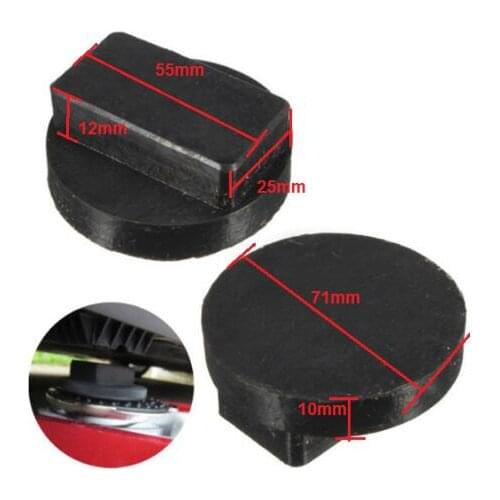 Hydraulic Floor Rubber Jack Pad Frame Rail Protector Slotted Frame Rail Floor Jack Lift Rubber Pad