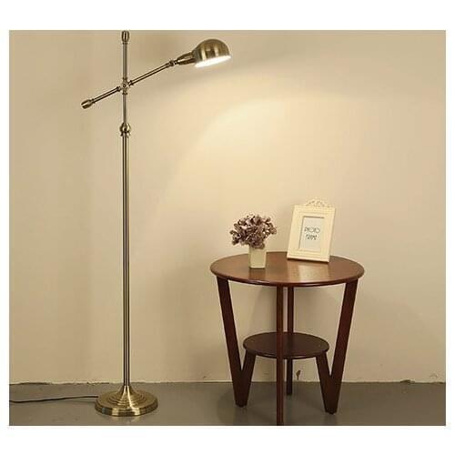 Lamp can be adjusted to restore the living room of the bedroom floor Nordic minimalist creative bedside table lamp Postage free