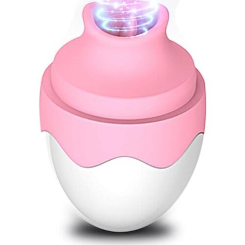 Rechargeable 7 Speed Modes Jump Egg Cunnilingus Massager with Oral Tongue Licking Vibrating Massage Ball for Women Beginner
