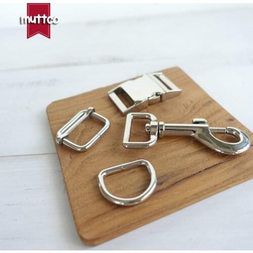 Metal buckle+adjust buckle+D ring+metal dog clasp/set) Retailing high quality Sewing 25mm metal DIY dog accessories qz-004