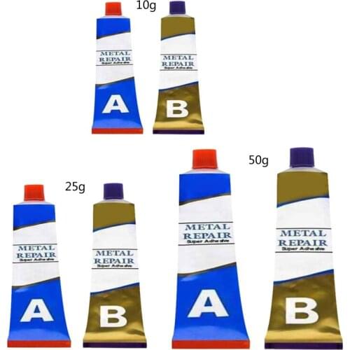 A Set Permanent Metal Repair Paste Glue Water Resistant Casting Compounds for Industrial Repair A0NE