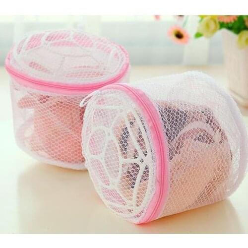 New Home Use Lingerie Washing Mesh Clothing Underwear Organizer Washing Bag Useful Mesh Net Bra Wash Bag Zipper Laundry Bag