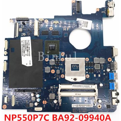 High quality For samsung NP550P7C NP550 Laptop motherboard BA92-09940A 100% full Tested