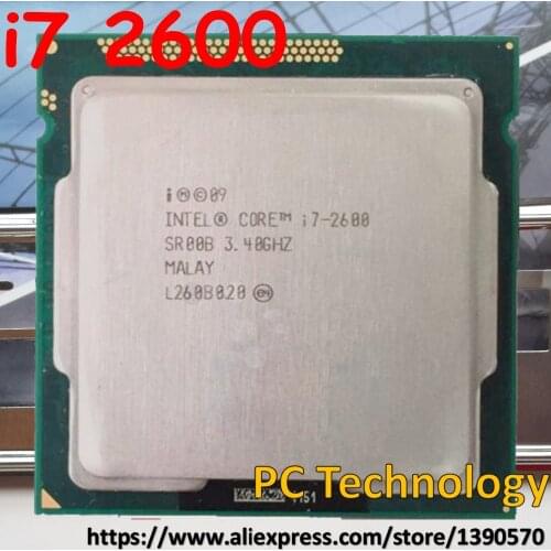 Original Intel Core i7-2600 i7 2600 3.4GHz CPU 8M LGA1155 95W desktop Quad-Core Free shipping ship out within 1 day