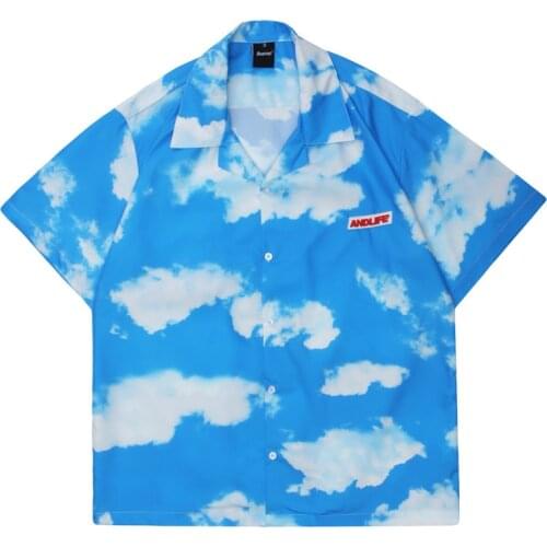 Casual Printed Short Sleeve Shirt Men Street 2021 Hawaii Beach Oversize Women Fashion Harujuku Shirts for Men