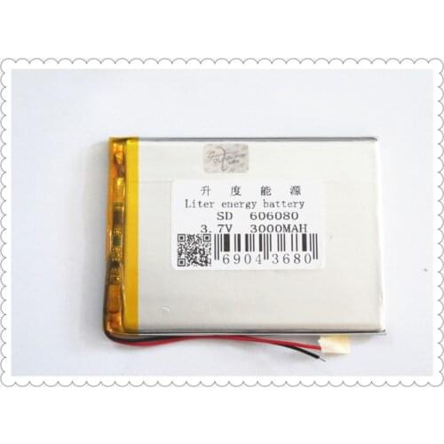 Manufacturers supply high-quality lithium battery lithium battery SD 606080 3000mah double protection board