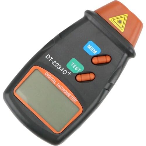 Motorcycle Handheld Non Contact Laser Photo Tachometer Digital RPM Meter Tach Laser Tachometer Car Speedometer Speed Gauge
