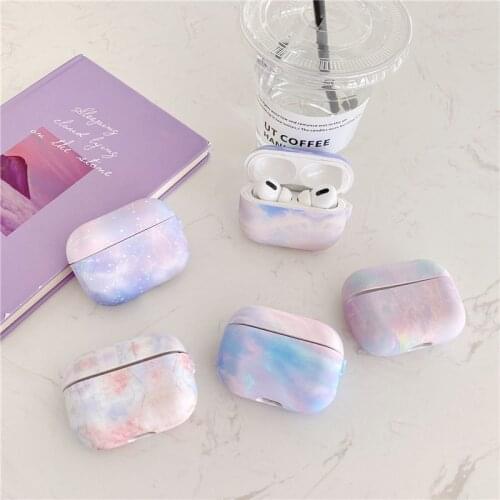 Silicone feel For Apple AirPods Pro 2 1 Cover Fashion Hot Marble Pattern Hard PC Earphones Charging Box Case For AirPods Pro