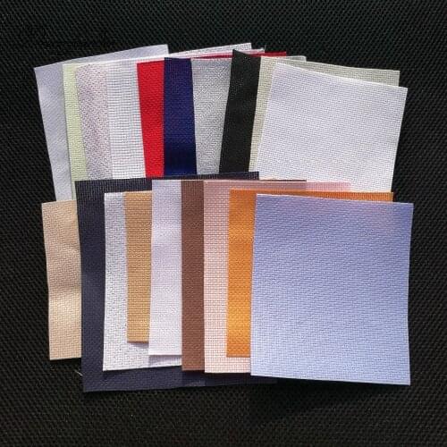 9TH oneroom 14CT styles 6th 6pcs/lot bigger than 10x10cm random count color size Aida cloth cross stitch fabric canvas