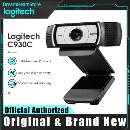 Logitech C930C Webcam With Tripod 1080P 30FPS Built-in Microphone Without tripod