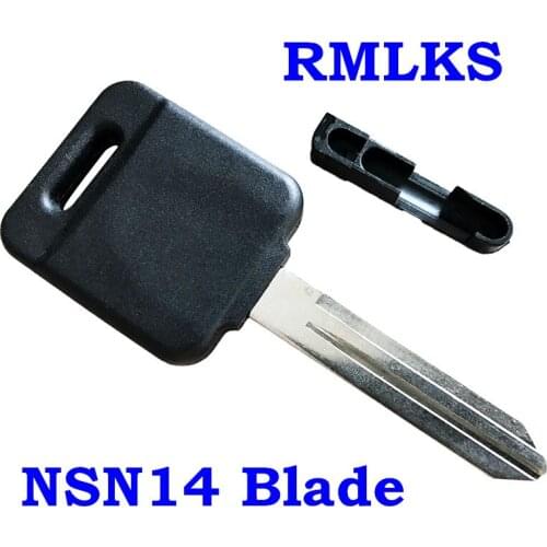 Blank Key Replacement Transponder Key Shell For Nissan Teana Versa Livina Sylphy Tiida Sunny March X-trail ID46 Chip NSN14 Blade
