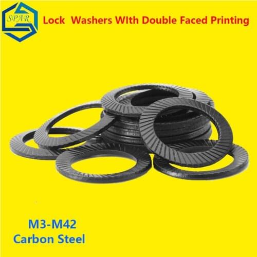 Locking Washer Printing Oblique Washers Lock Washers non-slip self-locking washer Lock Washers WIth Double Faced Printing