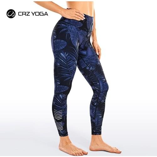 CRZ YOGA Womens Naked Feeling Yoga Leggings Squat Proof Tummy Control Workout Tights -25 Inches