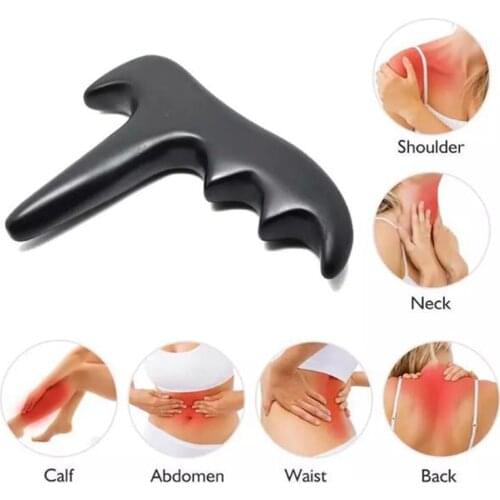 1PCS Natural Stone Meteorite Massage Cone Needle Reflexology Massage Tool Body Massage Foot Shoulder Back Neck Point Stick Tools