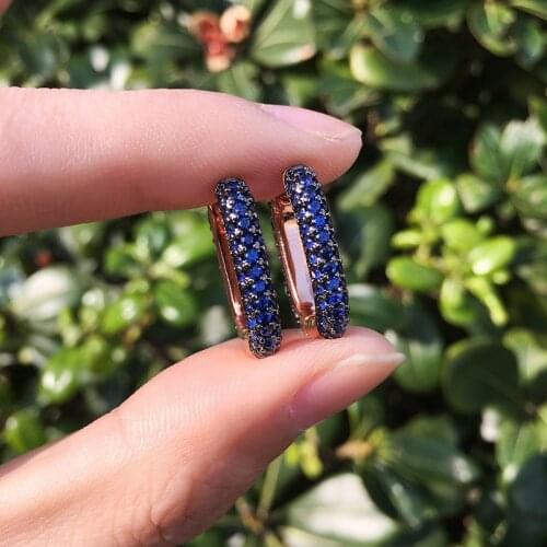 2020 Drop Earrings Gold Copper 5 Colors AAA Cubic Zirconia Hollow Drop Trendy Dangle Earrings Women Earrings Free Drop Shipping