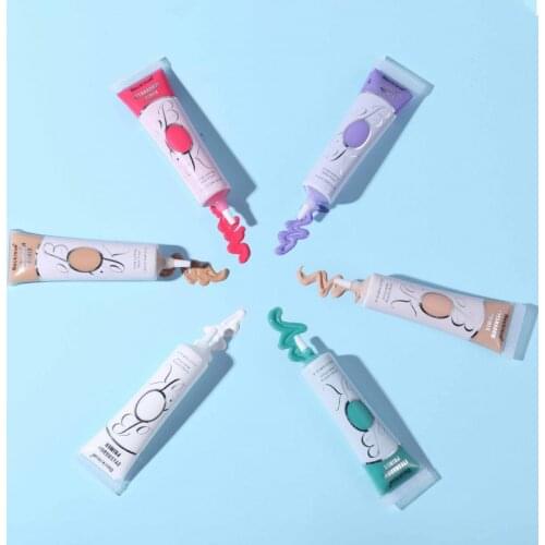 6 Colors Eye Shadow Primer Eye Primer Concealer Base Makeup Hold Makeup Long Lasting Waterproof and Sweatproof Primer TSLM1