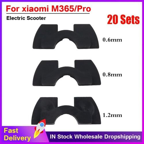 20Sets Electric Scooter Accessories Rubber Pad Pole Shakeproof Cushion Silicone Vibration Damping For Xiaomi Mijia M365/Pro