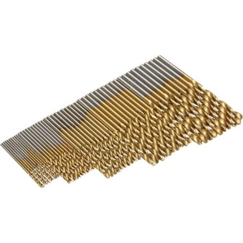 Hardware Tool Accessories 50pcs Twist Drill Bit Straight Twist Drill Hardware Tool Set Twist Drill Bit Straight Twist Drill