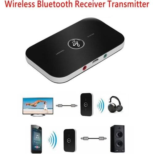 New B6 2 in 1 Wireless Bluetooth 5.0 Receiver & Transmitter For PC Smartphone Speaker Receiver & Transmitter Audio 3.5mm Adapter
