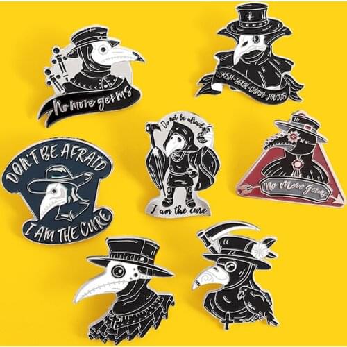 Cute Owl Wizard Enamel Pin Black Brooch Bag Clothes Lapel Pin Sasha Away Badge Cartoon Jewelry Gift For Boys and Girls