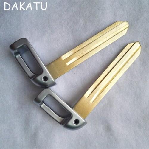 DAKATU New Replacement Uncut Emergency Spare Key Blade For Kia Hyundai ELANTRA Genesis Smart Key Blade Left