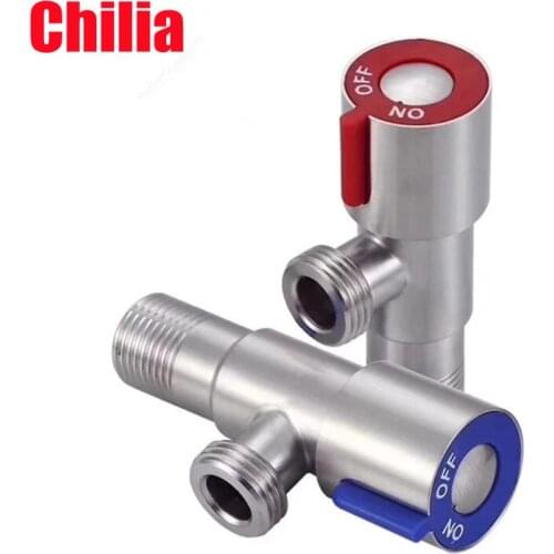 Zwart Hoekstopkraan Voor Wc Messing Koperen Klep Zwart Hoekstopkraan Voor Keuken Badkamer Wc Koud En Warm Water afsluiter 4.9