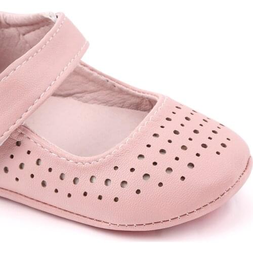 Baby Summer Shoes Newborn Toddler Girl Anti-slip Sole Crib Shoe Bowknot Dot Print Casual Sneaker For 3-12Months Baby