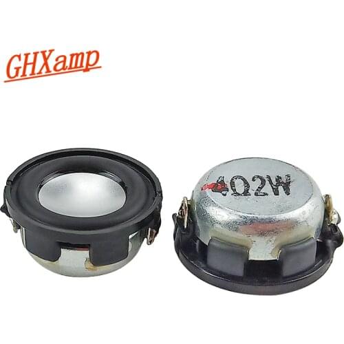 GHXAMP 1inch full range Speaker Column 4ohm 2w Bluetooth Speaker DIY Mini Tweeter MId Bass Magnetic Bottom Speaker 2PCS