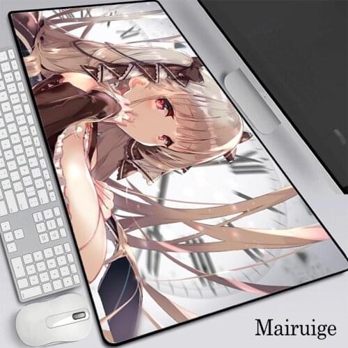 Mairuige Anime Girls Pattern Office Gaming Accessories Rubber Waterproof Non-slip Large Mouse Pad Xxl Desk Mat Keyboard Mat Mice
