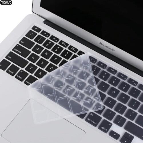 MOSISO Waterproof Silicone Keyboard Cover Protector For Macbook Air Pro with Retina 11 12 13 15 Touch Bar 2015 2016 2017 2018