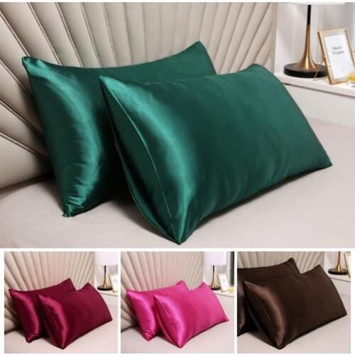 Skin-friendly Pillow Cover Pillowcase Wear Resistant Polyester Anti-deform Pillow Cover Decor for Home