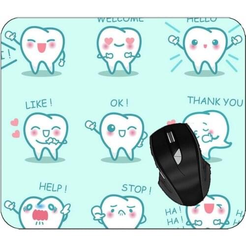 Office Mouse Pad Tooth Animation Non-Slip Rubber Mousepad