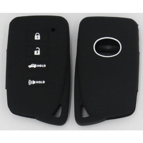 KAPU Wholesale 4 Button Silicone car key cover case for Toyota LEXUS GS-350 GS-450h ES-300h ES-350 smart key protect Shell