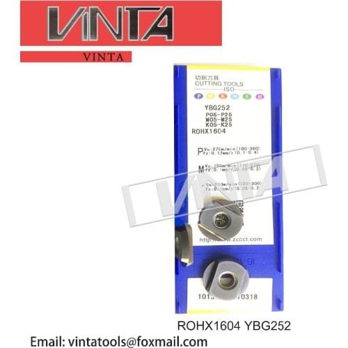 Free Shipping High Quality 10pcs/lots ROHX1203 ROHX1604 ROHX2005 CNC Carbide Milling Inserts Lathe Cutting Blades Plates
