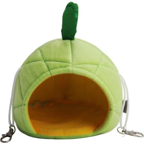 H051 Small Animal Hanging Hammock Soft Bed Hammock Toy for Ferret Parrot Hamster Rat Hideout Cage Playing Swinging Cute House
