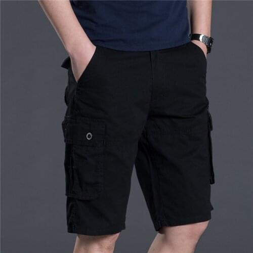 Cargo Shorts Men Summer Casual Pocket Shorts Masculino Men Joggers Overall Military Short Trousers Sweatpants Plus size 38