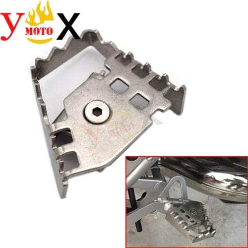 Motorcycle Steel Foot Brake Lever Pedal Extension Enlarge Extender For BMW F800GS F700GS F650GS 08-15 R1200GS ADV 06-12 R1150GS