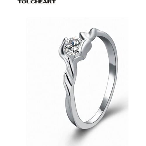 TOUCHEART Women's Silver Rings