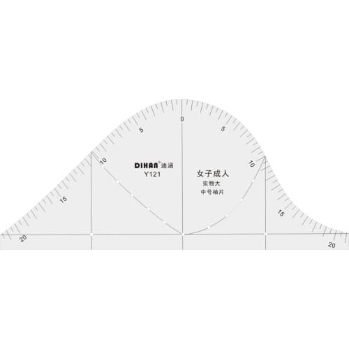 1:1 Women Cloth Design Ruler Transparent Garment Prototype Drawing Templete