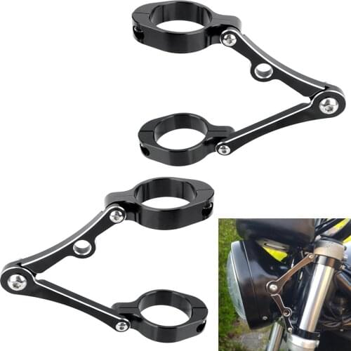39mm-41mm Motorcycle Headlight Bracket Spotlight Holder CNC Fork Tube Mount Clamp Universal Moto Accessories