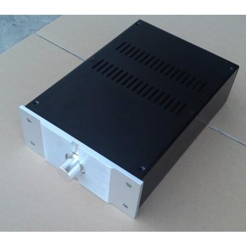Promotions new Mini aluminum chassis Small amplifier case DIY amp chassis panel