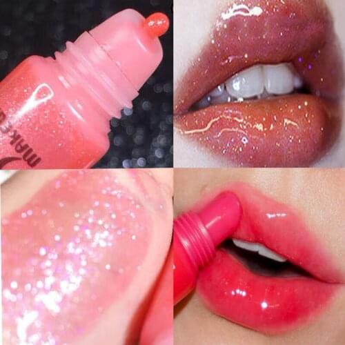 12 Colors Glitter Lip Gloss Waterproof Long Lasting Nude Moisturizer Juicy Shimming Lip Glaze Party Sexy Lips Makeup Cosmetic