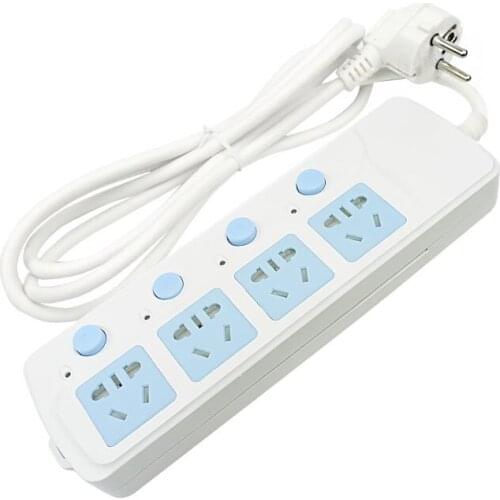 Electric Outlet UK US EU Plug to AU/CN Socket Power Adapter Socket Independent Switch Contor 4AC Outlets With Safety Gate